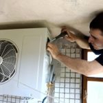 installation of air conditioner